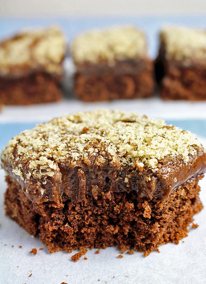Chocolate Rum Cake old fashioned dessert recipe perfect for all chocoholics. Great combo of chocolate, rum and walnuts.. so tasty and delicious.