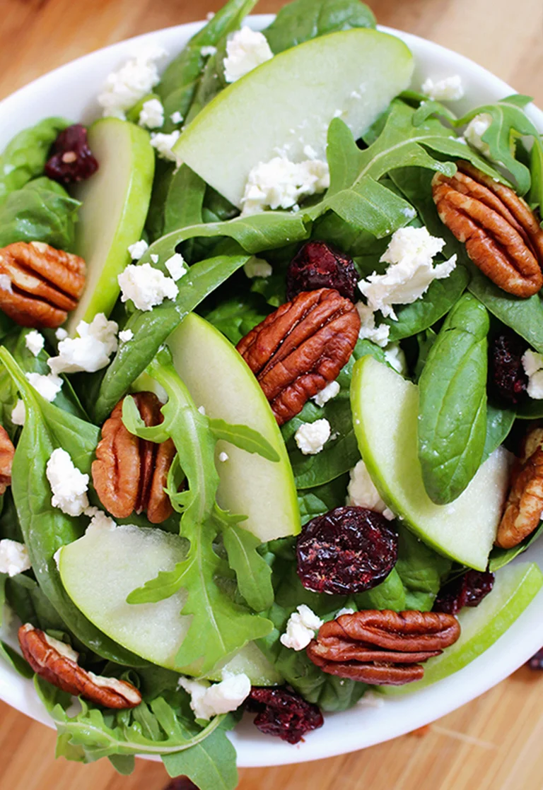 IMG_9113 Cranberry Pecan Spinach Salad