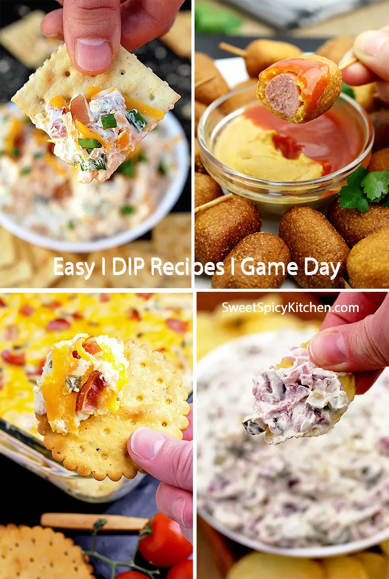 You can find here Game Day - DIP Recipes, for all Super Bowl fans