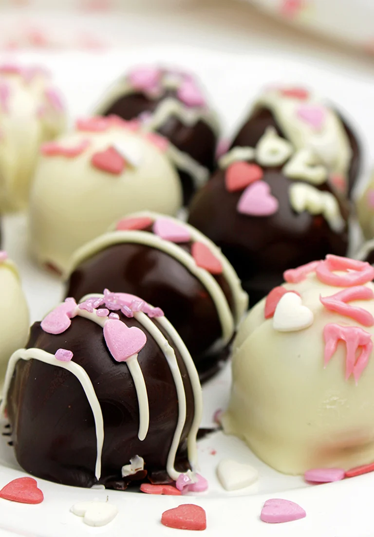 Valentine‘s Raspberry Chocolate Truffles