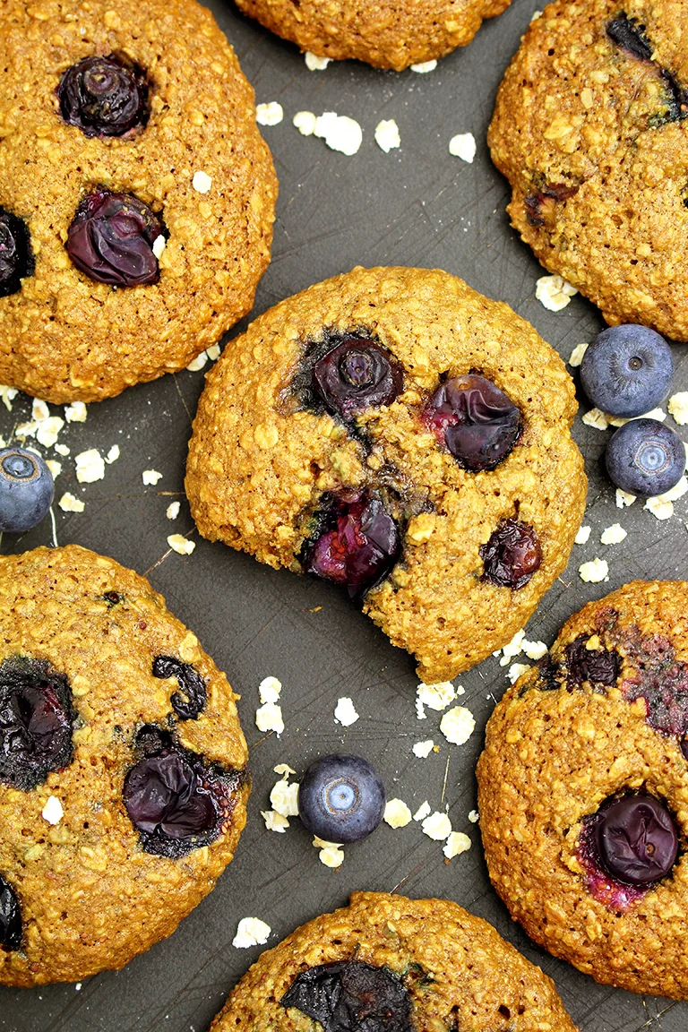 IMG_32344 Healthy Blueberry Oatmeal Cookies 