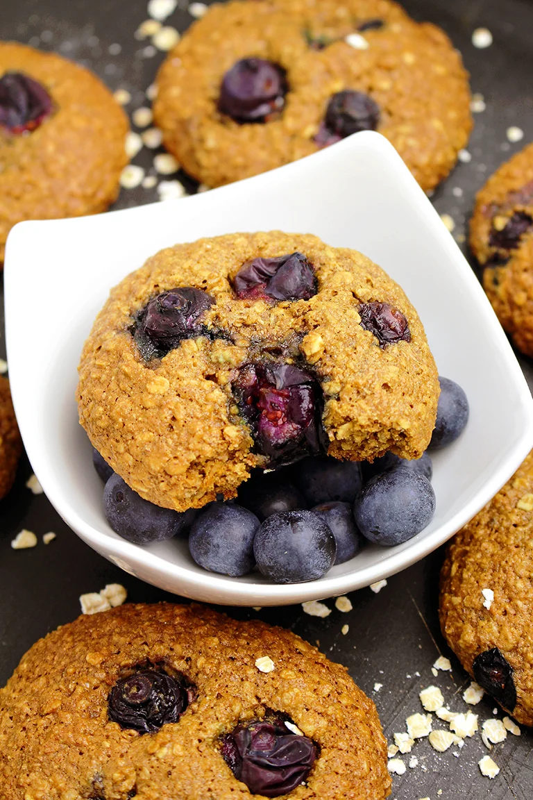 IMG_32533 Healthy Blueberry Oatmeal Cookies