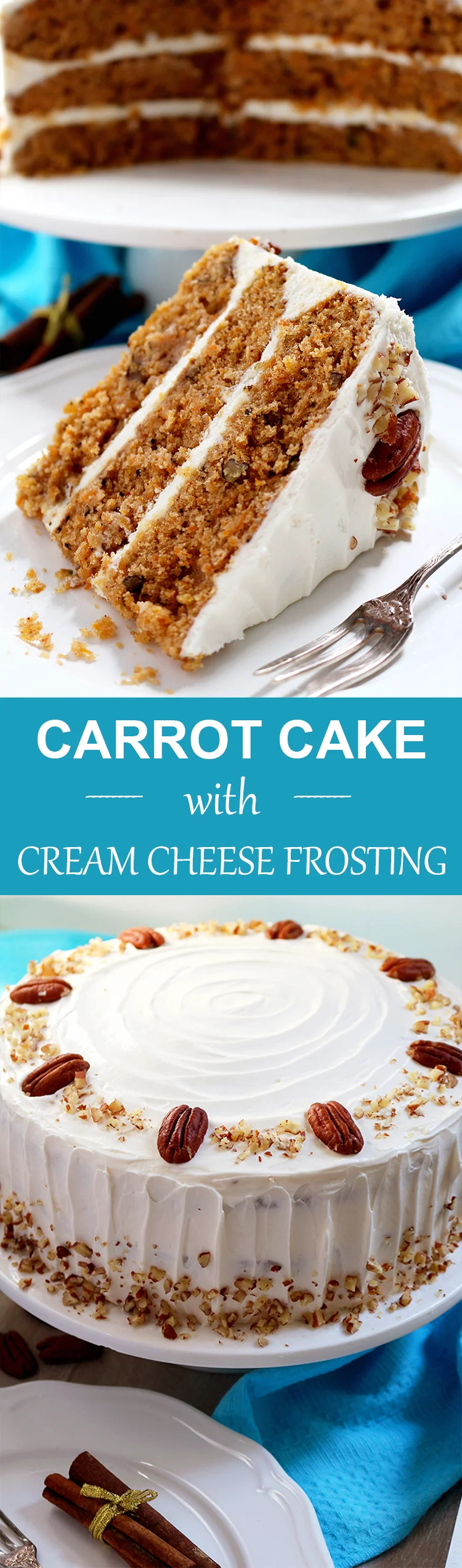 Carrot Cake with Cream Cheese Frosting