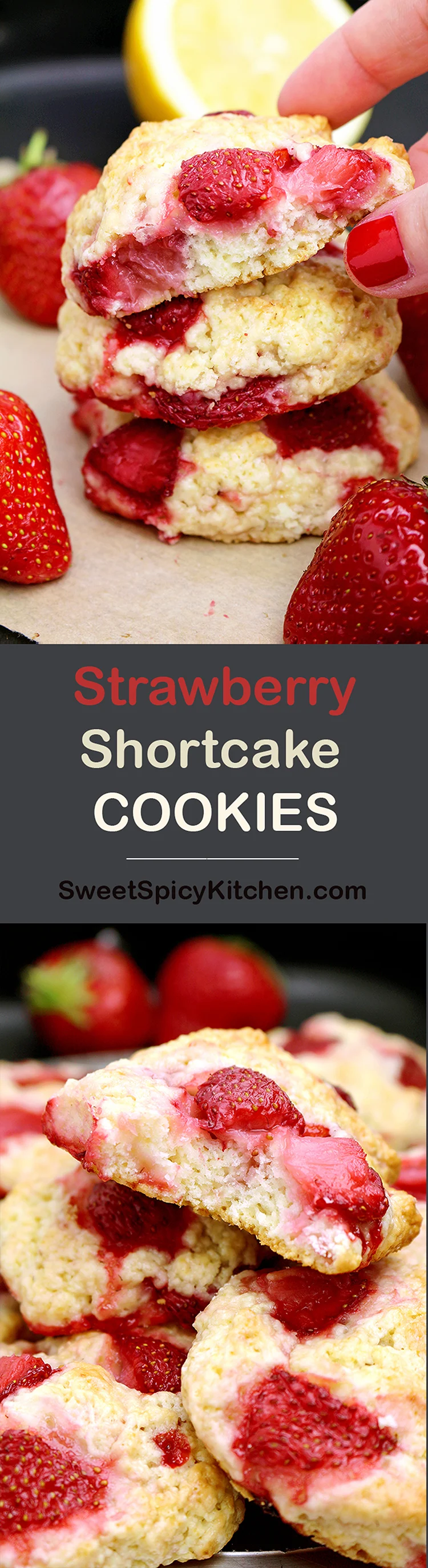 Strawberry Shortcake Cookies