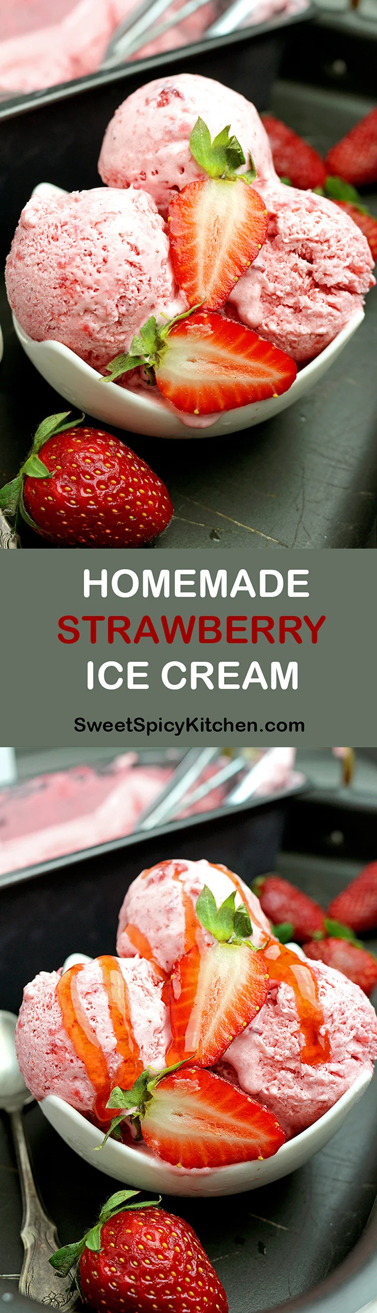 Homemade Strawberry Ice Cream – If You Give a Blonde a Kitchen