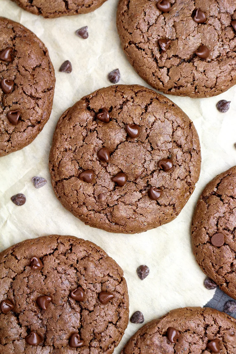 Double Chocolate Cheesecake Cookies