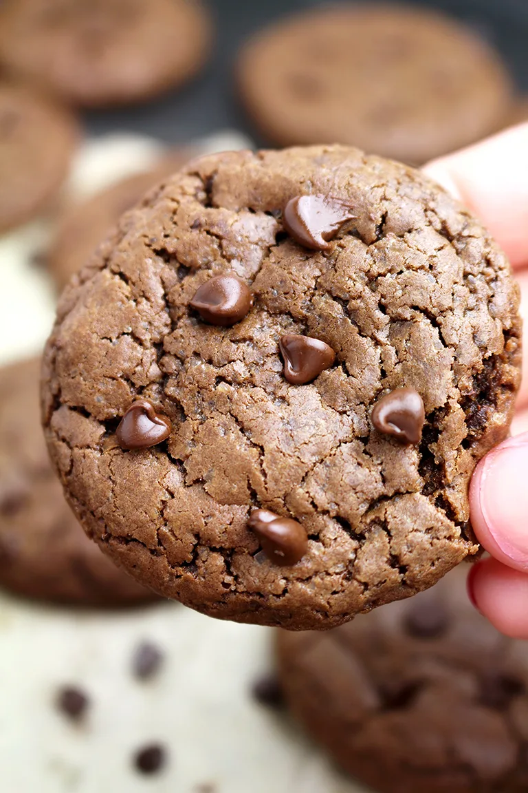 Double Chocolate Cheesecake Cookies