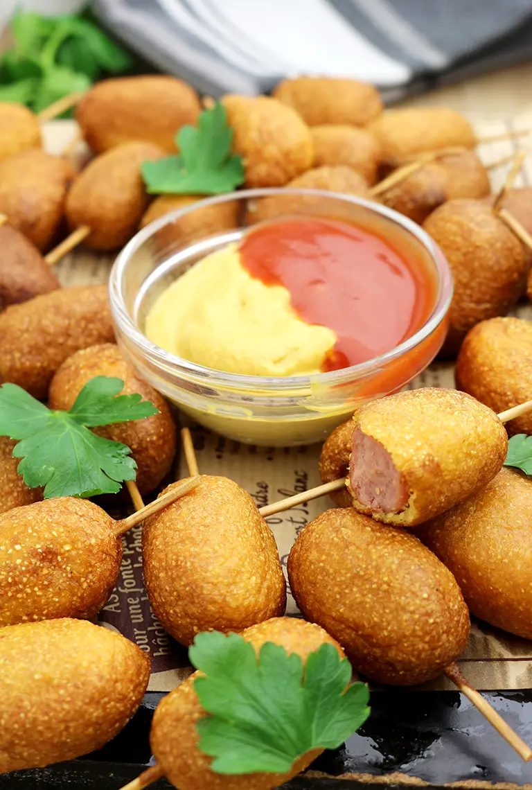 Here is our favorite recipe for Easy Corn Dog Bites. All football fans will really enjoy Super Bowl Sunday Party.