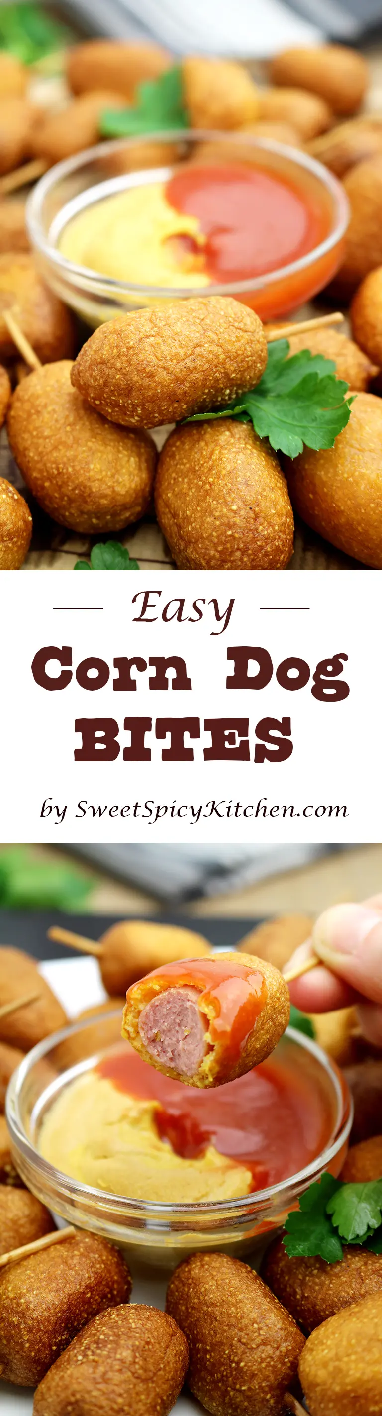 Here is our favorite recipe for Easy Corn Dog Bites. All football fans will really enjoy Super Bowl Sunday Party.