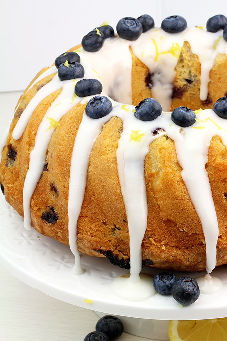 Blueberry Lemon Yogurt Bundt Cake – blueberry and lemon combination, with a lemon icing give this special cake a perfect taste.