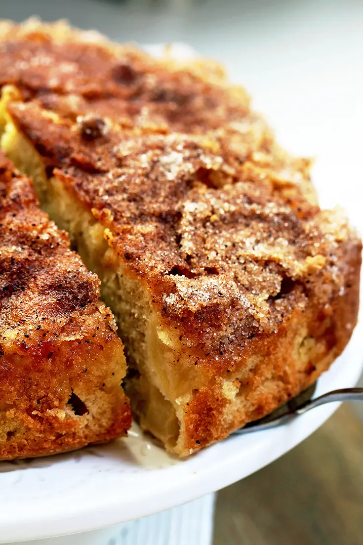 Easy Cinnamon Sugar Apple Cake