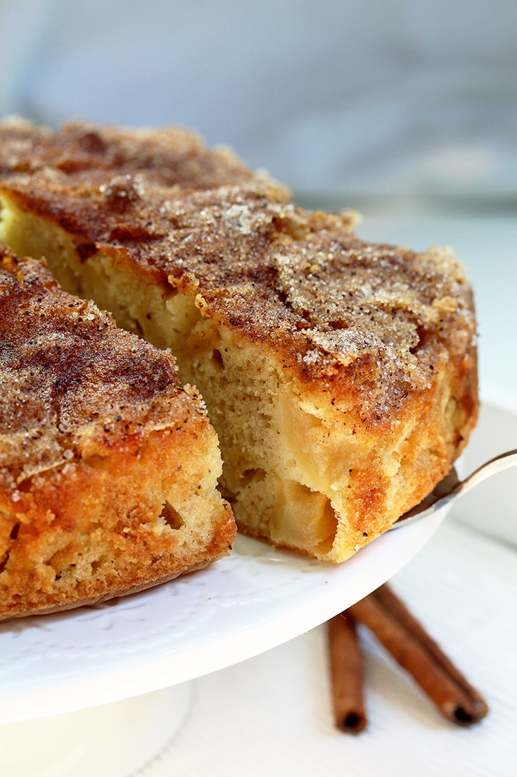 Easy Cinnamon Sugar Apple Cake