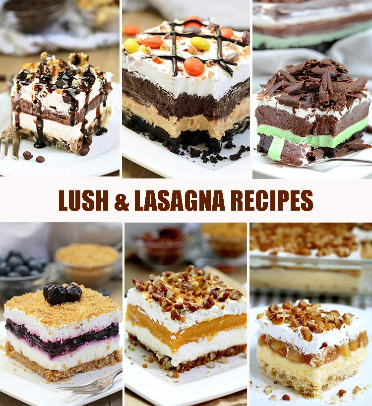 LUSH & LASAGNA Recipes