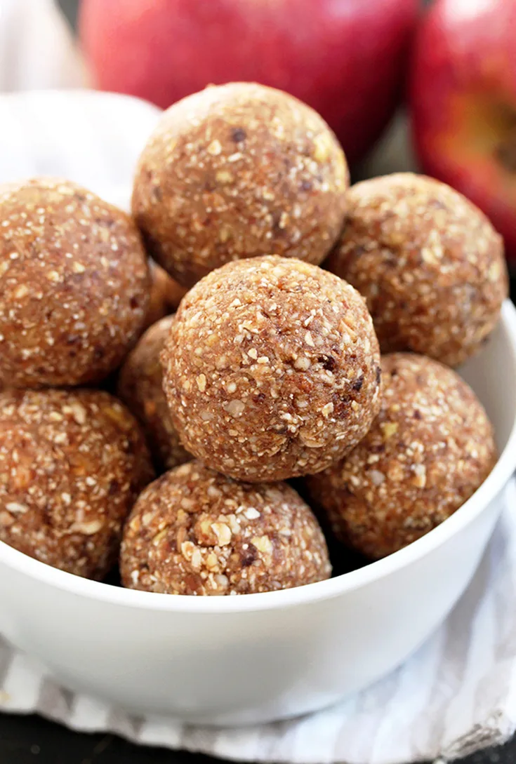 Easy Cinnamon Apple Energy Balls