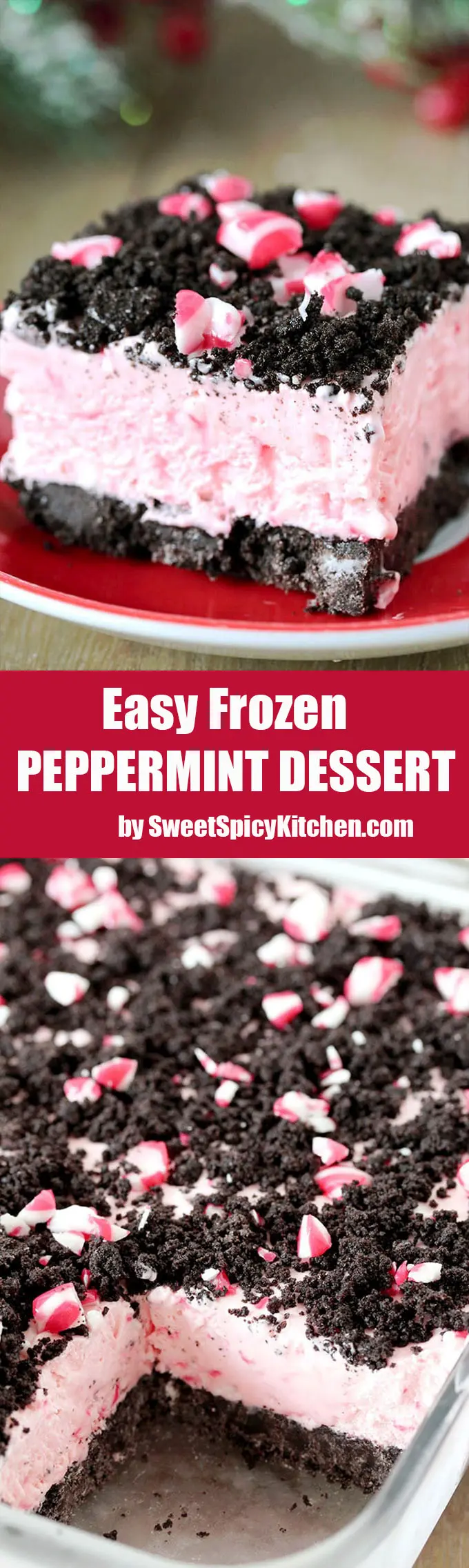 Easy Frozen Peppermint Dessert Quick And Easy Holiday Treat 8100