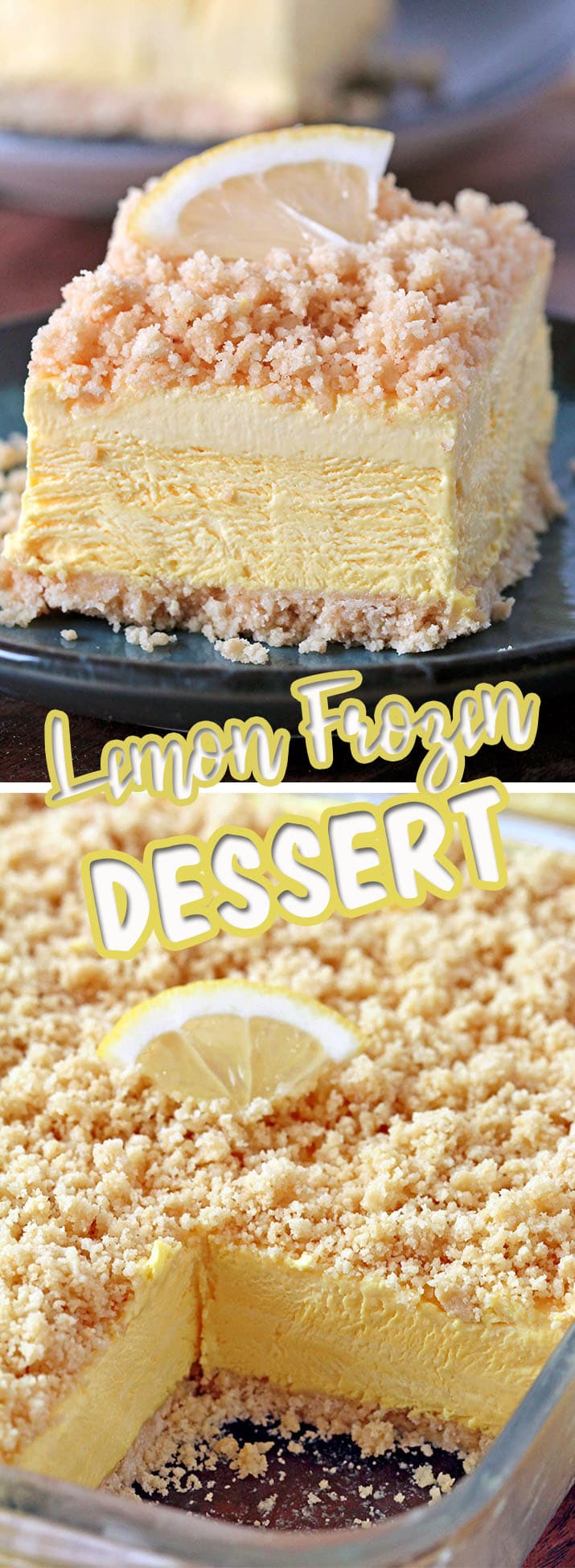 Easy Frozen Lemon Dessert – this refreshing dessert with Golden Oreo cookies crust, frozen creamy lemon filling, topped with Golden Oreo crumbs is so quick and easy to prepare. It’s a very simple dessert with refreshing lemon flavor.