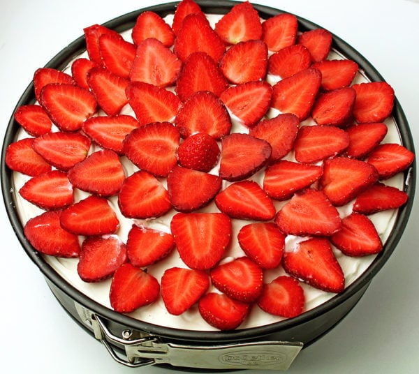 No Bake Strawberry Cheesecake No Bake Strawberry Cheesecake