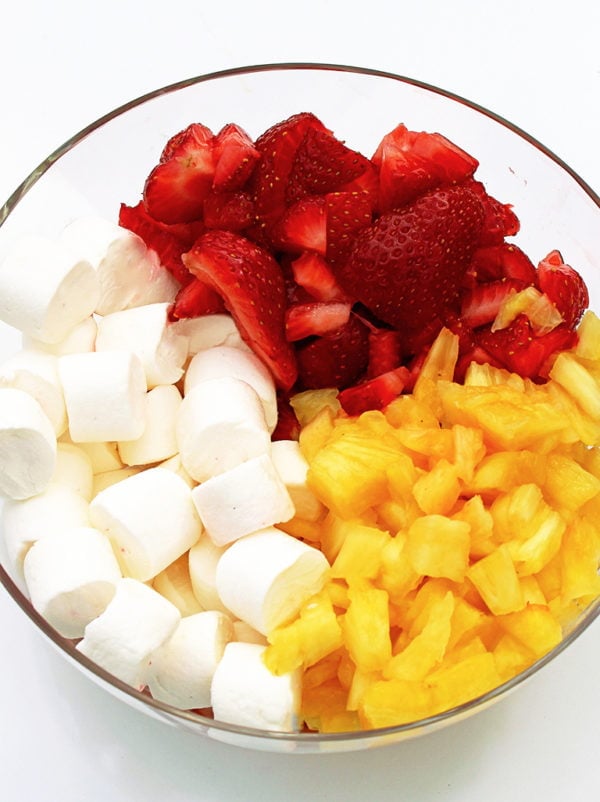 Strawberry Pineapple Fluff Salad Strawberry Pineapple Fluff Salad