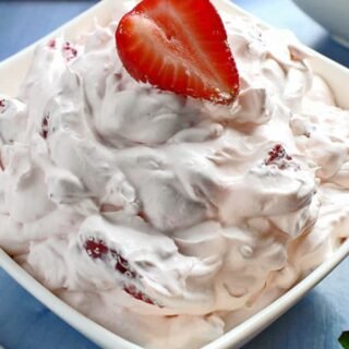 Quick and Easy Strawberry Pineapple Fluff Salad recipe is perfect for holidays or any other special occasion. I love this fresh and creamy all seasons salad. Such a delicious recipe, definitely you need to try