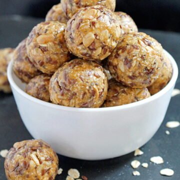 Try to make these Easy Vegan Peanut Butter Energy Bites and you will make it over and over again