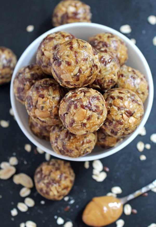 Easy Vegan Peanut Butter Energy Bites Easy Vegan Peanut Butter Energy Bites
