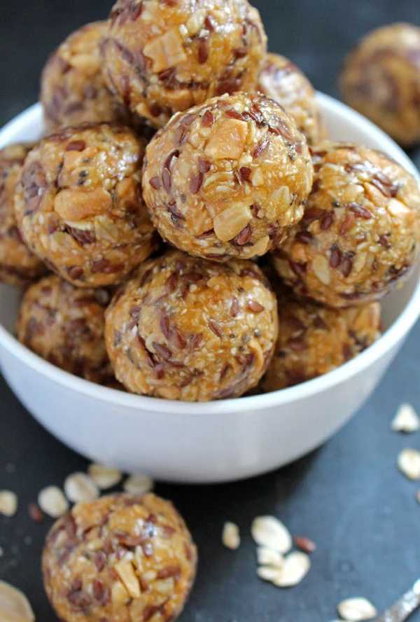 Try to make these Easy Vegan Peanut Butter Energy Bites and you will make it over and over again