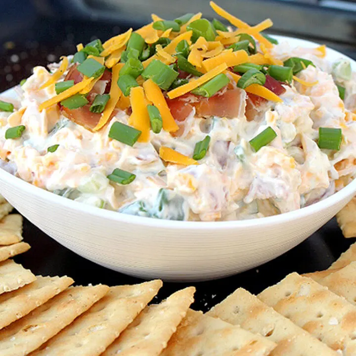 No Bake Cheddar Bacon Dip