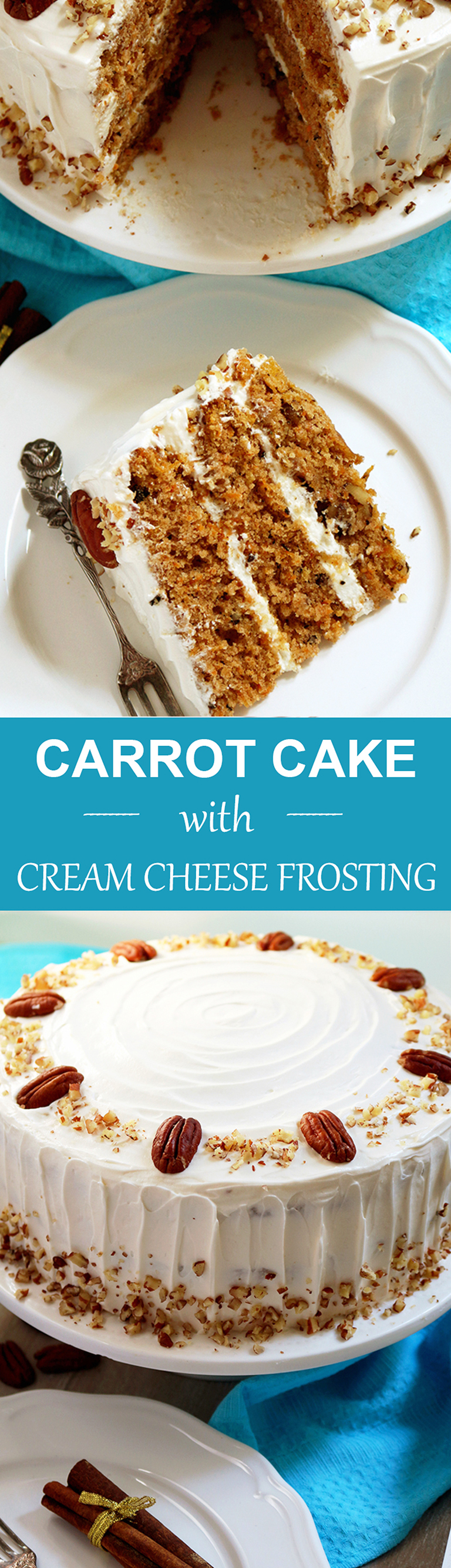 Special dessert for special occasions – Carrot Cake with Cream Cheese Frosting