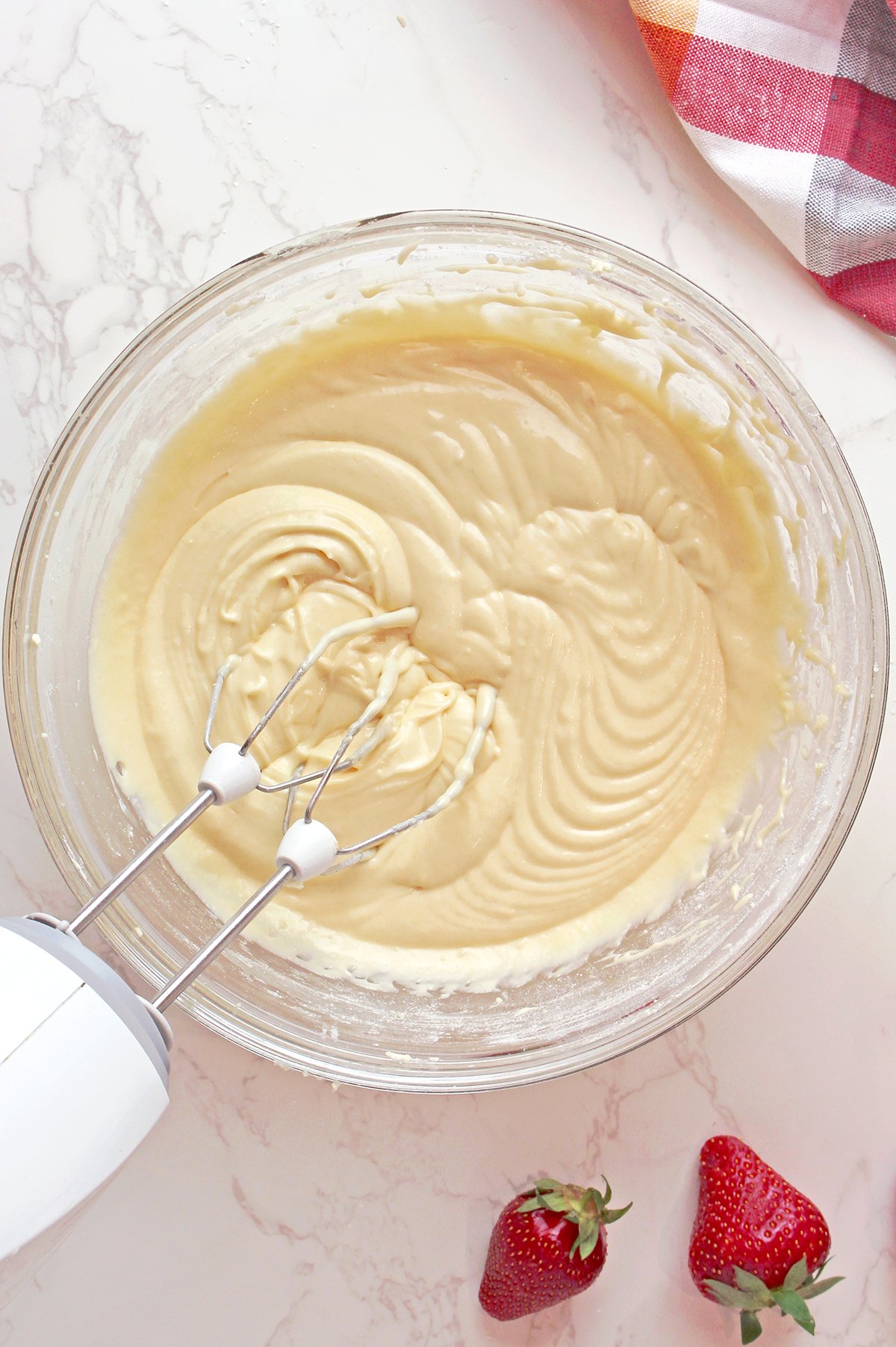 Step 4: Combine the Batter
Gradually add dry ingredients and mix until just combined.