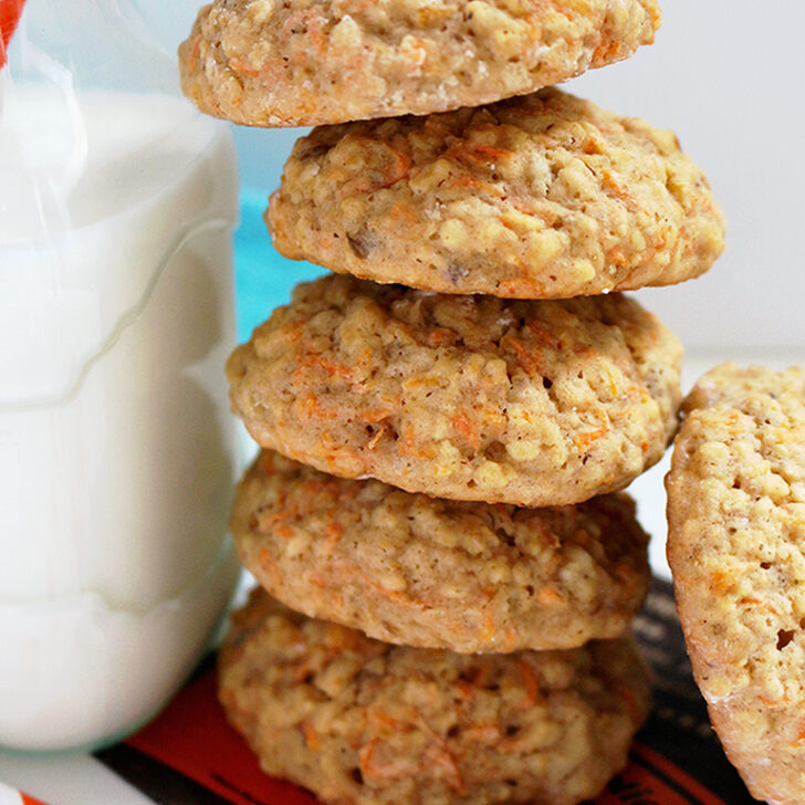 Carrot Oatmeal Cookies Sweet Spicy Kitchen 0447