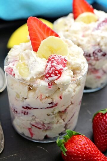 Easy Strawberry Banana Fluff Salad