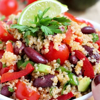 Zesty Lime Quinoa Salad – healthy and refreshing zesty salad with quinoa, vegetables and spices, just perfect for these hot summer days. It can be a part of your menu, or a separate meal, as you like it ♥