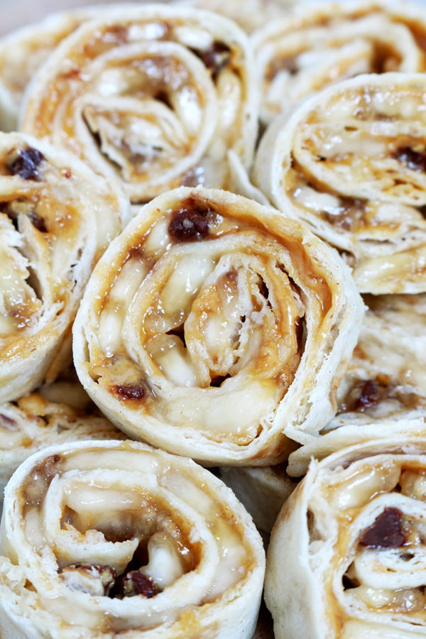 Chocolate Chip Peanut Butter Banana Roll ups Chocolate Chip Peanut Butter Banana Roll ups