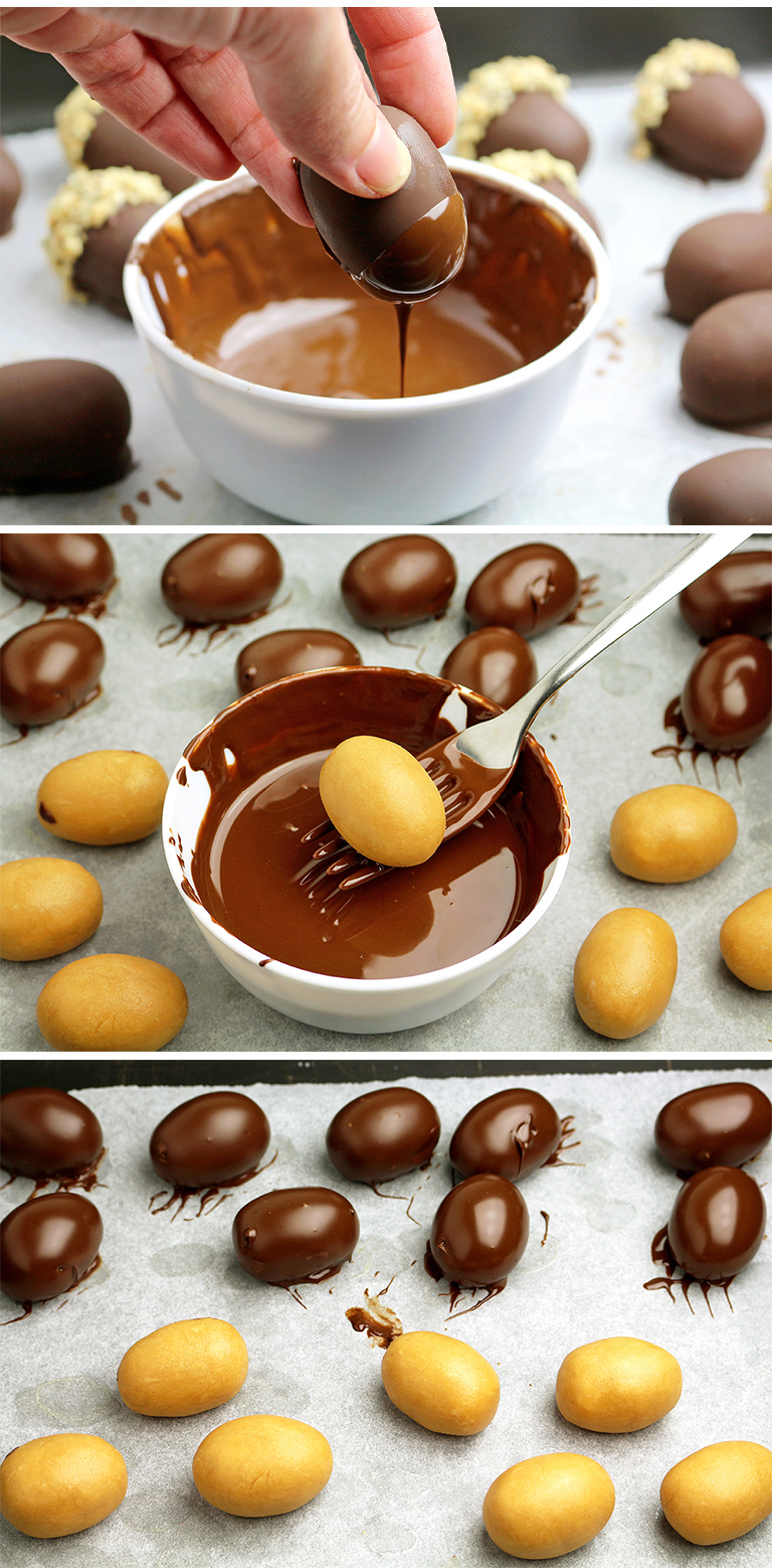 Looking for a perfect fall dessert? I was going through my cook book and found this recipe that I would like to share with you – Peanut Butter Chocolate Acorn Truffles ♥