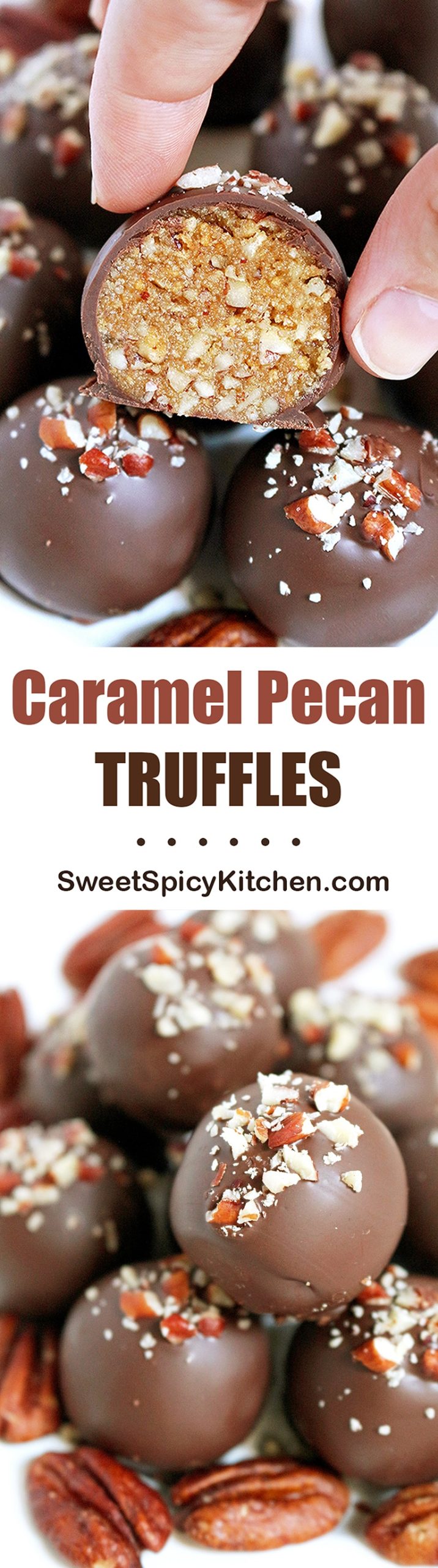 Caramel Pecan Truffles Caramel Pecan Truffles
