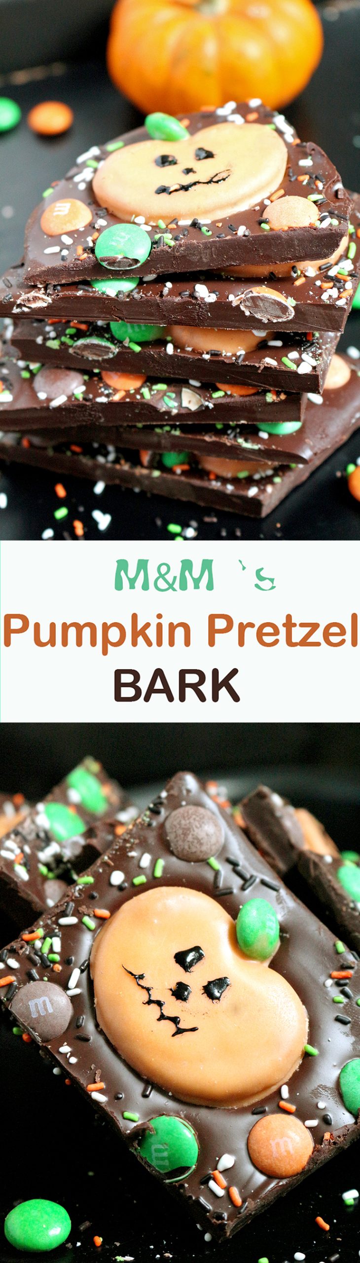 Here is a great recipe for Halloween – M&M’s Pumpkin Pretzel Bark – just perfect for this holiday. OMG Halloween… the party can start real soon.