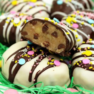 Peanut Butter Cookie Dough Easter Eggs