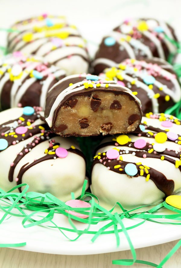 Peanut Butter Cookie Dough Easter Eggs Peanut Butter Cookie Dough Easter Eggs