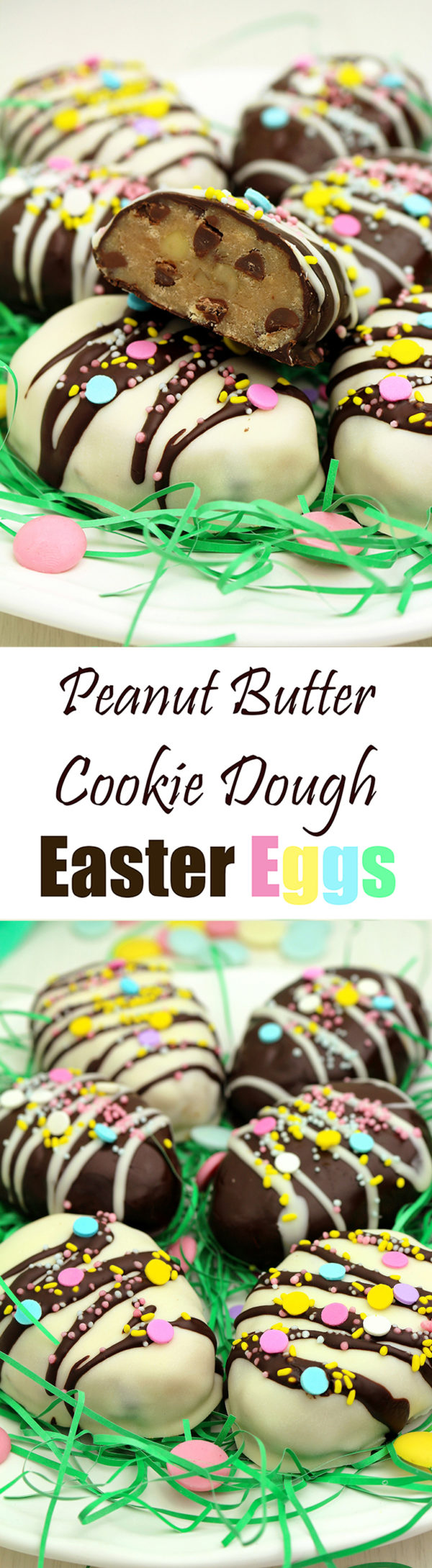 Peanut Butter Cookie Dough Easter Eggs Peanut Butter Cookie Dough Easter Eggs