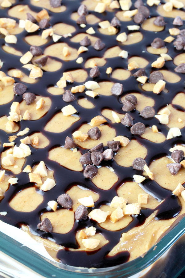 Here is the recipe for perfectly tasty Peanut Butter Chocolate Poke Cake. It takes a special place in my cookbook.
