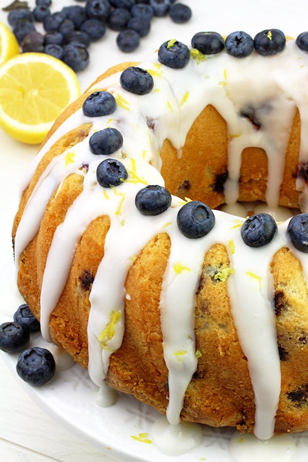 Blueberry Lemon Yogurt Bundt Cake – blueberry and lemon combination, with a lemon icing give this special cake a perfect taste.