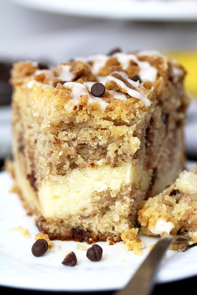 Cheesecake Banana Bread Crumb Cake - Sweet Spicy Kitchen