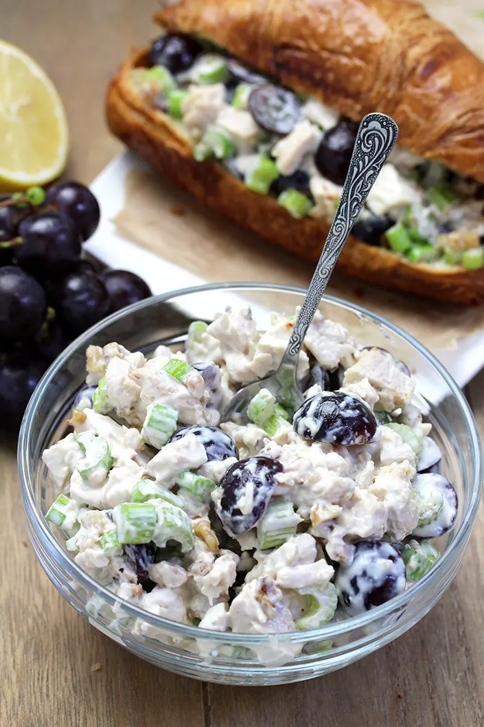 The Best Chicken Grape Salad