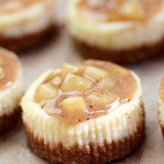 Caramel Apple Mini Cheesecake