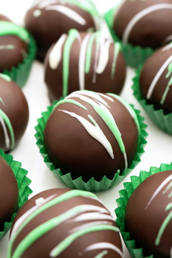 Mint Oreo Chocolate Truffles Mint Oreo Chocolate Truffles
