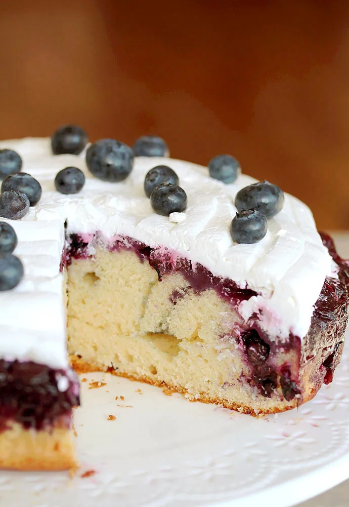 Easy Homemade Blueberry Upside Down Cake Is Incredibly Moist And ...