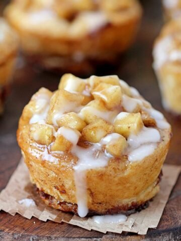 Apple Pie Cinnamon Roll Cups