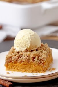 Quick and Easy Pumpkin Pie Crisp - Sweet Spicy Kitchen