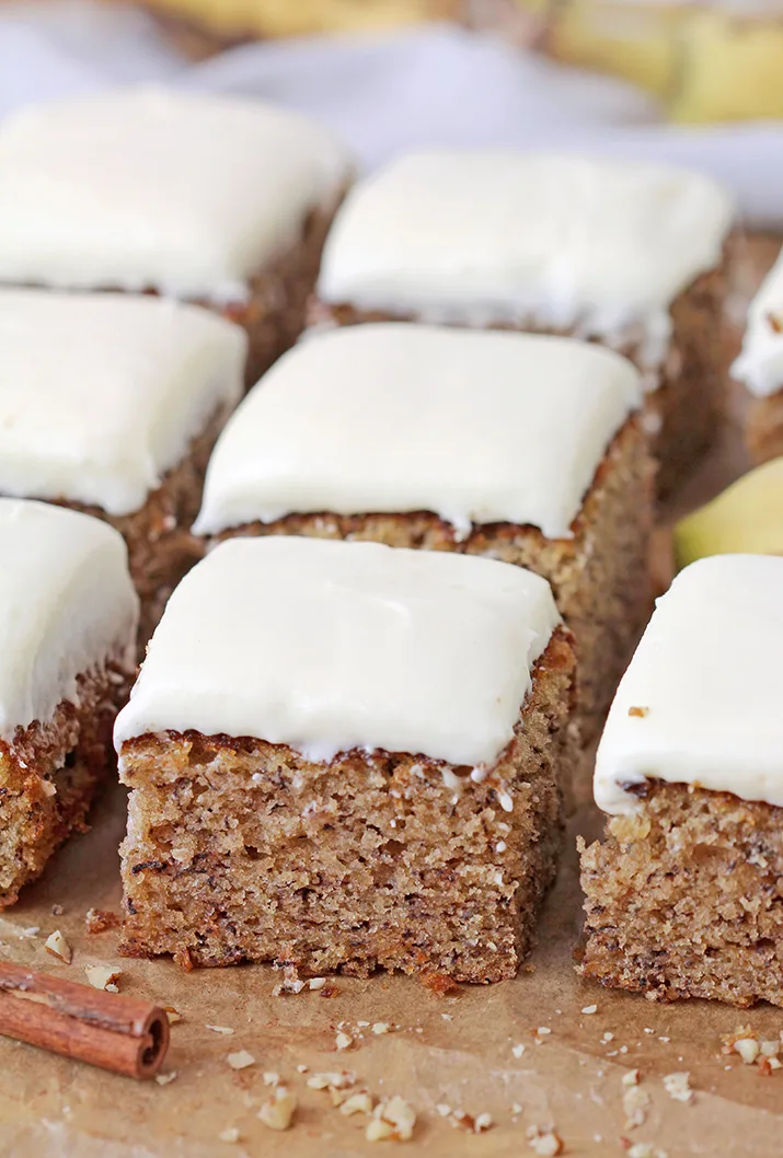 This Easy Banana Cake with Cream Cheese Frosting is the best and fastest banana cake I have ever tried. Very tasty, made with few simple ingredients, quick and easy, this is the recipe I simply adore.