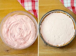 Step 4. Spread the filling over the crust and let it cool.